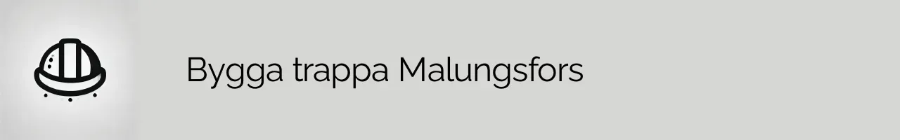 Bygga trappa Malungsfors